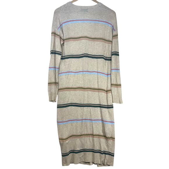Heartloom Anthropologie Small Dahlia Long Maxi Buttoned Sweater Cardigan Striped - Picture 6 of 9